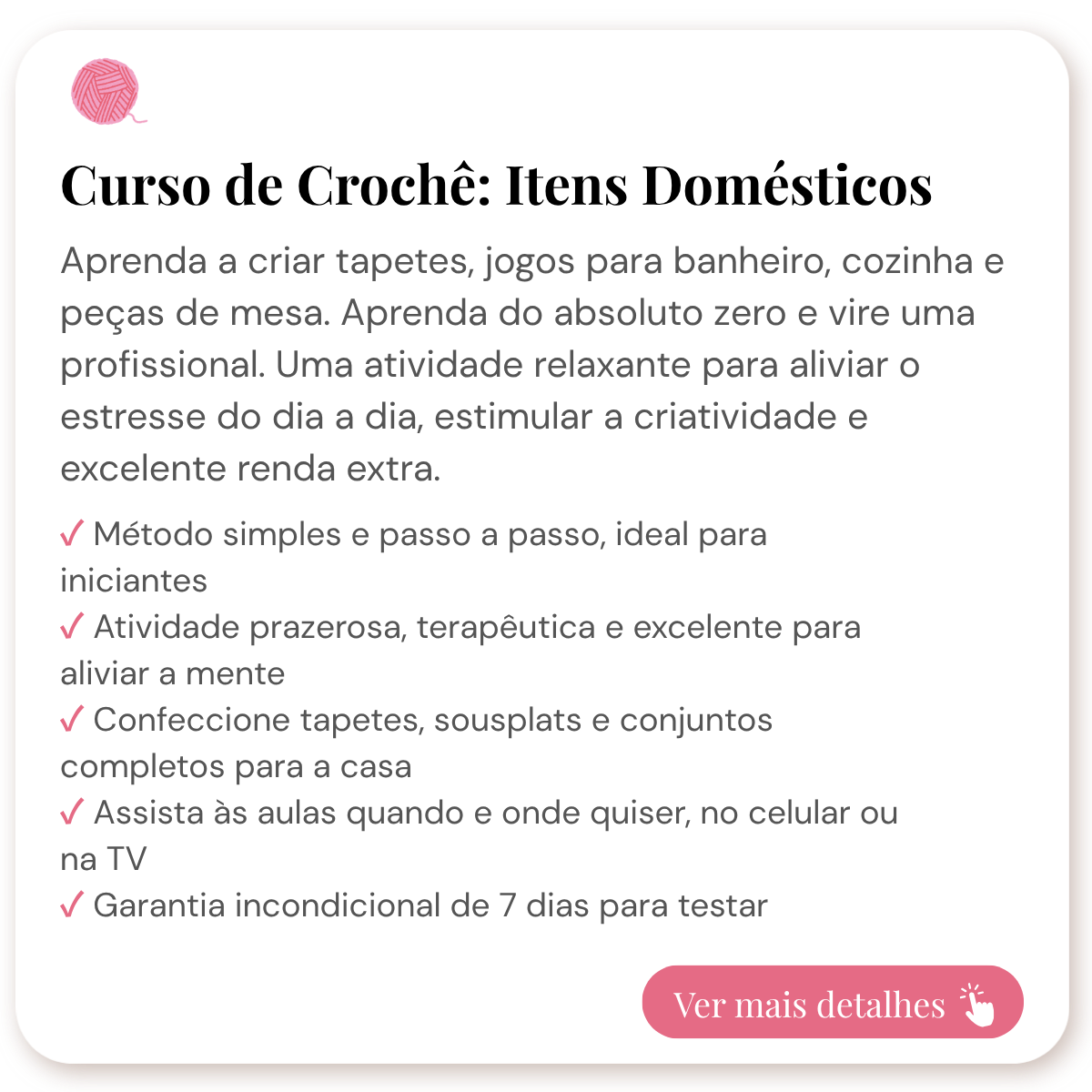 Curso de croche